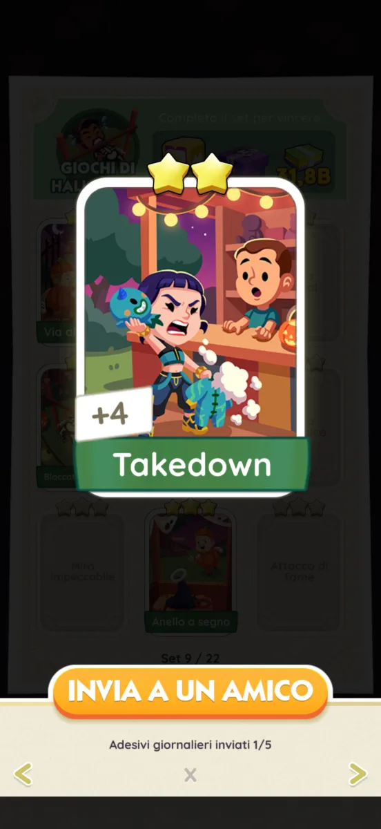 Adesivo 2 stelle
Takedown 
Set 9
